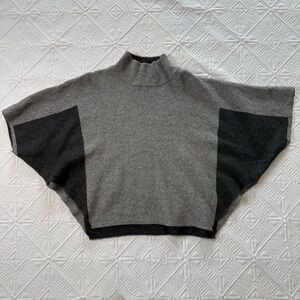 Benedetta B. Knit Merino Wool & Cashmere Blend Cape Sweater O/S